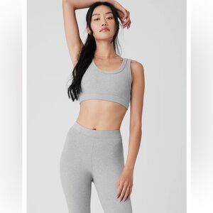ALO Yoga Ribbed Set, XS/XXS